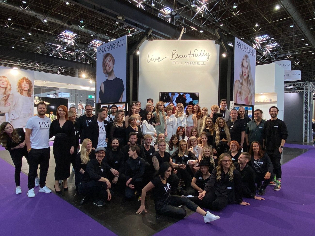 Weiterbildung auf der Paul-Mitchell-Messe